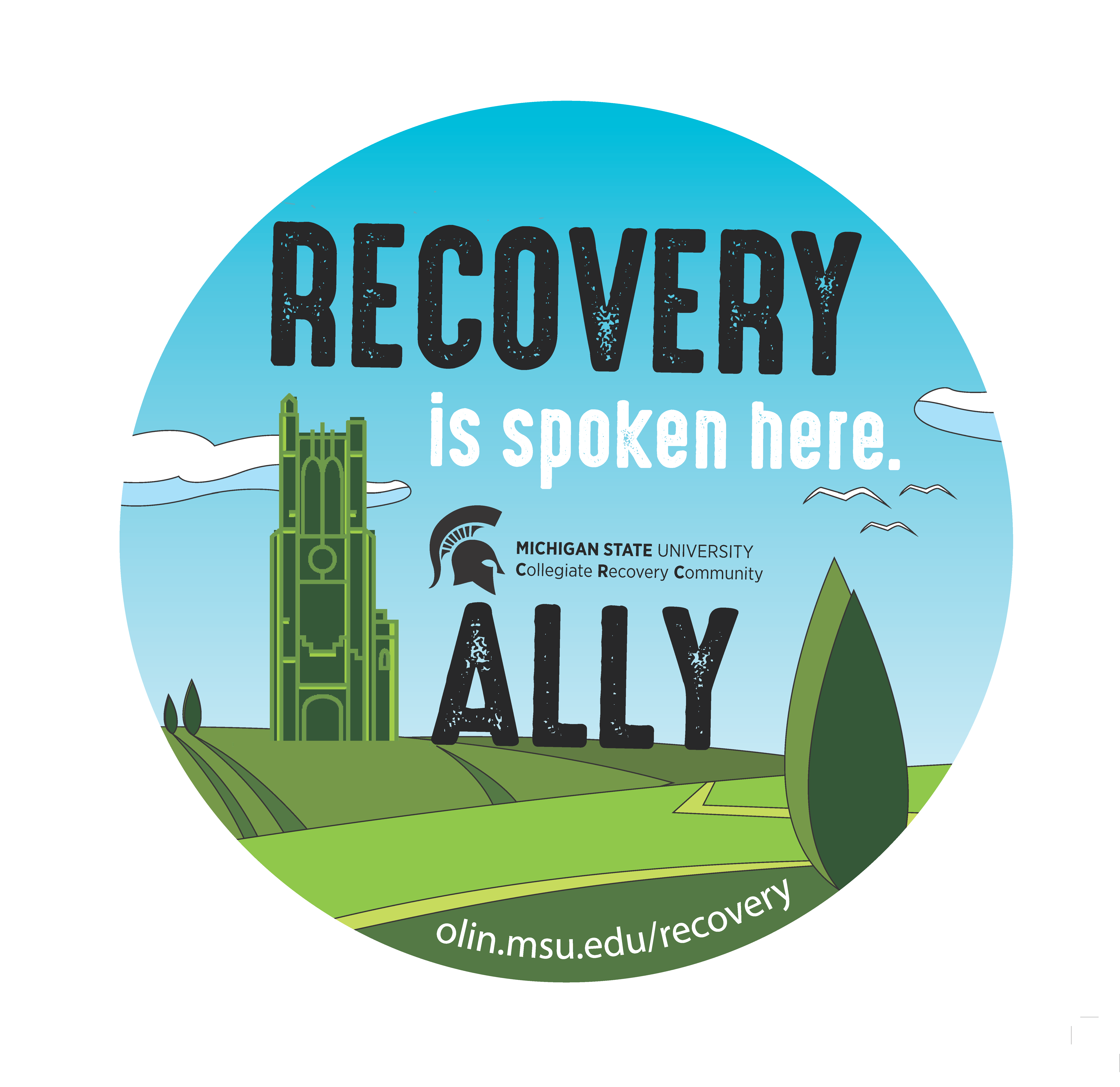 Recovery Ally Sticker